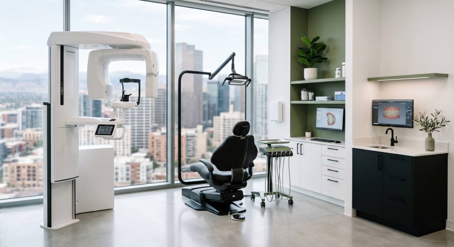 Advanced CBCT 3D imaging machine at Dental Elements in Downtown Denver.